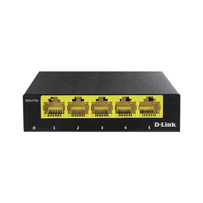سوییچ دسکتاپ 5 پورت گیگابیتی دی لینک مدل DGS-F105